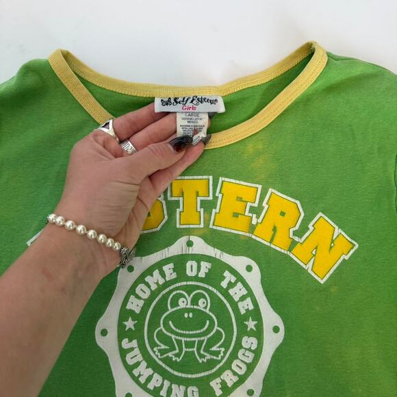 Self Esteem Green Ringer Tee - Picture 4 of 4